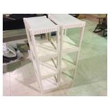 LOT OF 2 PLASTIC SHELFS