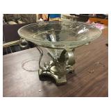 GLASS BOWL WITH HOLDER