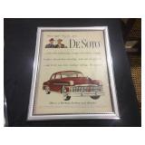 DE SOTO FRAMED ADVERTISING