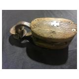 WOODEN PULLEY