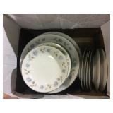 DISHWARE LOT WITH BLUE FLORAL