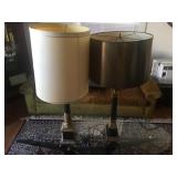 2 VINTAGE LAMPS