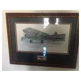 FRAMED AIRCRAFT PICTURE