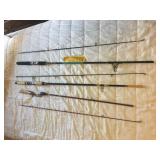 LOT OF 3 FISHING RODS