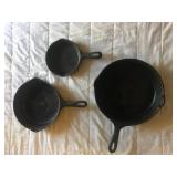 CAST IRON PANS