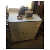 VINTAGE METAL KITCHEN CABINET