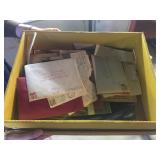 BOX OF MISC LETTERS