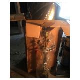 NEW OLD STOCK BRASS LAMP WITH SHADE