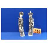 Chinese Carved Emporer & Empress