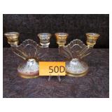 Jeannette Glass Iridescent Marigold Carnival Glass