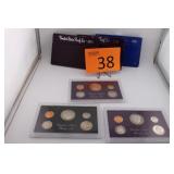1983,1984,1985 U.S. Mint Coin Proof Sets