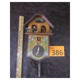 Vintage Toggili German Weather House & Clock