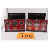 Two 1976 U.S. Mint Coin Proof Sets