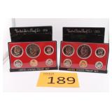 Two 1976 U.S. Mint Coin Proof Sets