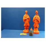 Mid Century God Goddess Quan Yin & Buddha