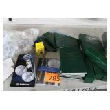 New Coin Books, Vials and Book for Storage