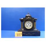 Antique French Marble Mantle Clock