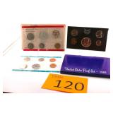 Two 1968 U.S. Coin Proof Sets