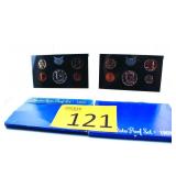 Two 1969 U.S. Coin Proof Sets