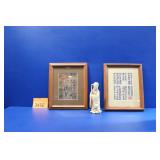 Vintage Japanese Calligraphy Prints / Shou Lou