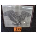 Antique Human American Eagle Aerial Photo