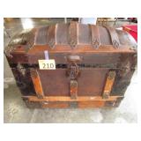Very Ornate Dome Top Steamer Trunk