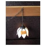 Vintage Hanging Tulip Lamp