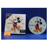 Ingersoll Disney Mickey Mouse Glass Clock