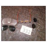 Vintage Italian Olde City 7 Flip Sun Glasses