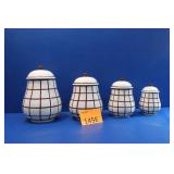 1960s Italian Painted Canister Set