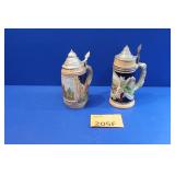 Two German Beer Steins