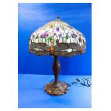 Dragonfly Tiffany Style Stained Glass Table Lamp