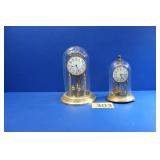 Two German Anniversary Clocks