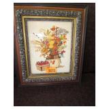Really Nice Antique Frame with Needlepoint