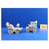 Two Vintage Decorative Car Decanters