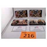 Twoo U.S. Mint Presidential $1 Coin Proof Sets