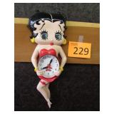 Betty Boop Animated Clock with Original Box
