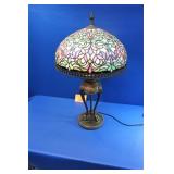 Gorgeous Tiffany Style Stained Glass Table Lamp
