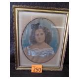 Antique Picture of Young Girl