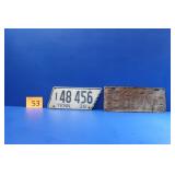 1920 & 1930 TN License Plates