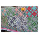 Hand Stitched Vintage Quilt