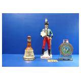 Vintage Whiskey Decanters Empty