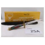 New White Tail Cutlery Hunting Knife with Sheath