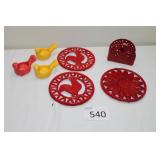 Metal Trivets and Ktichen Decor