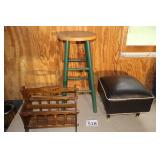 Stool, Magazine Rack, Foot Stool