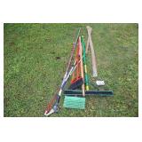 Broom, Wash Brush, Limb Trimmer, Pick Up Tool