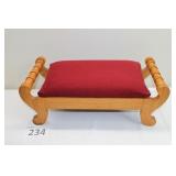 Upholstered Wood Foot Stool