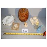 Cookie Jar, Angels, Baby Shoes, Corningware