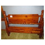 Cedar Bed with Rails