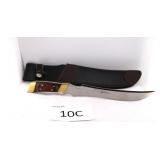 New Pakistan Fixed Handle Knife, Leather Sheath